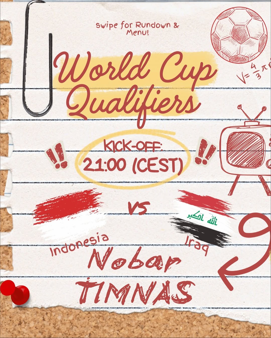 Nobar Indonesia vs Iraq